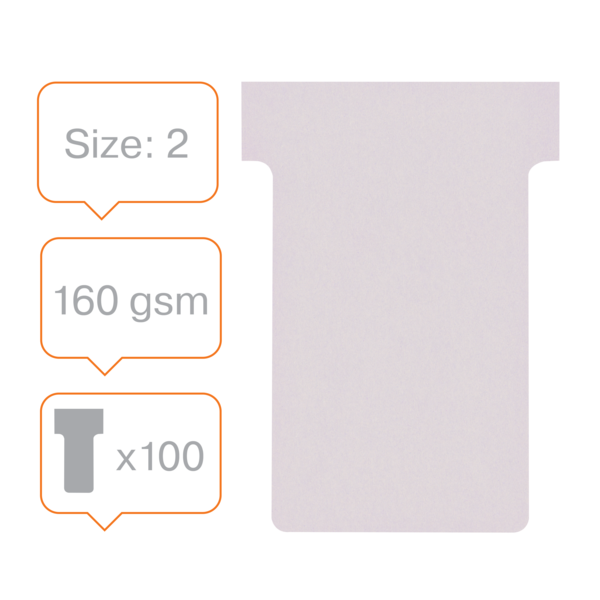 Tarjetas De Planificación Nobo T-Card - Tamaño 2 Violeta