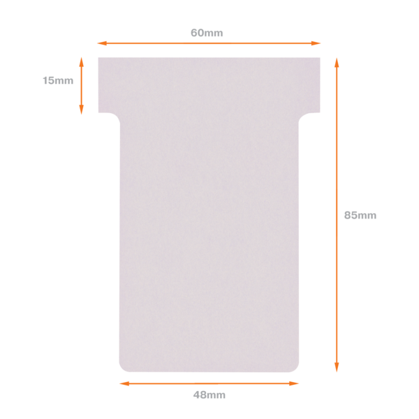 Tarjetas De Planificación Nobo T-Card - Tamaño 2 Violeta