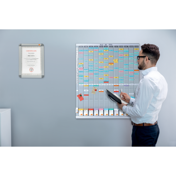 Tarjetas De Planificación Nobo T-Card - Tamaño 3 Rojo