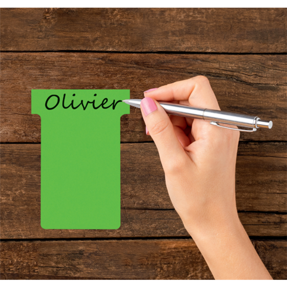 Tarjetas De Planificación Nobo T-Card - Tamaño 3 Verde