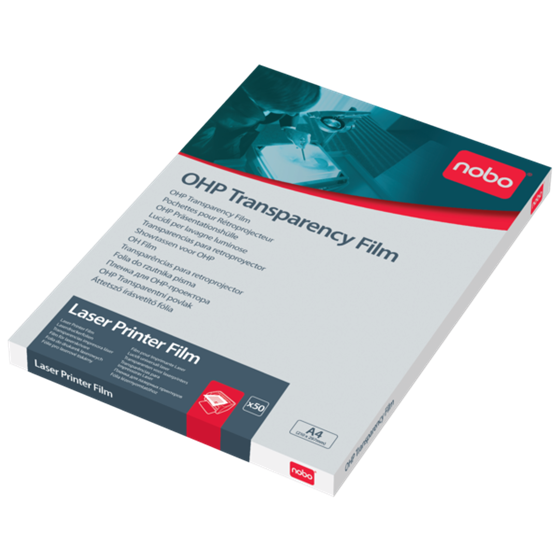 Transparencias Para Impresora Láser Nobo Transparente