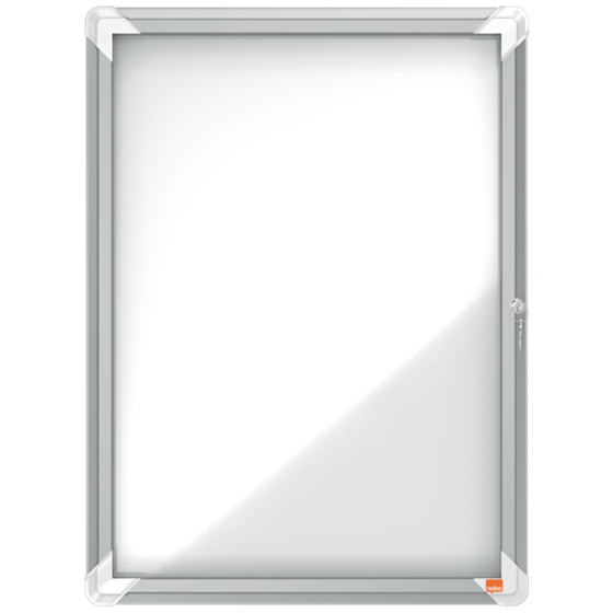 Vitrina De Exteriores Nobo Para 4 Hojas A4 Con Superficie Blanca Magnética Blanco