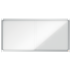 Vitrina De Interior Nobo Para 27 Hojas A4 Con Superficie Magnética Y Puerta Deslizante Blanco