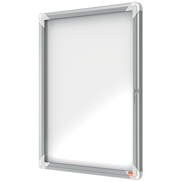 Vitrina De Interior Nobo Para 4 Hojas A4 Con Superficie Blanca Magnética Blanco