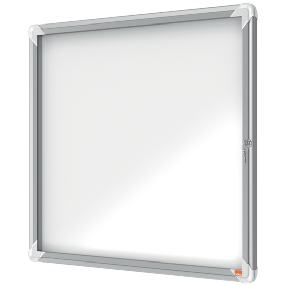 Vitrina De Interior Nobo Para 6 Hojas A4 Con Superficie Blanca Magnética Blanco
