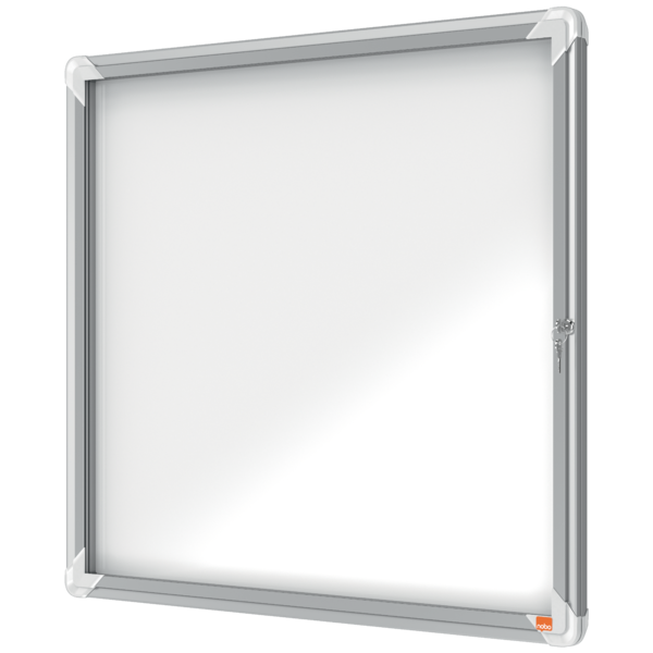 Vitrina De Interior Nobo Para 6 Hojas A4 Con Superficie Blanca Magnética Blanco