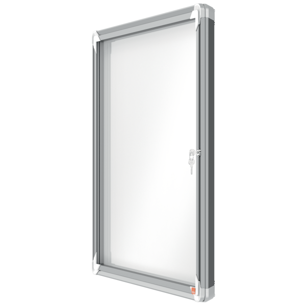 Vitrina De Interior Nobo Para 6 Hojas A4 Con Superficie Blanca Magnética Blanco