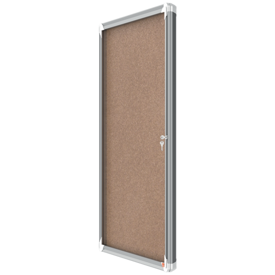 Vitrina De Interior Nobo Para 9 Hojas A4 Con Superficie De Corcho Natural