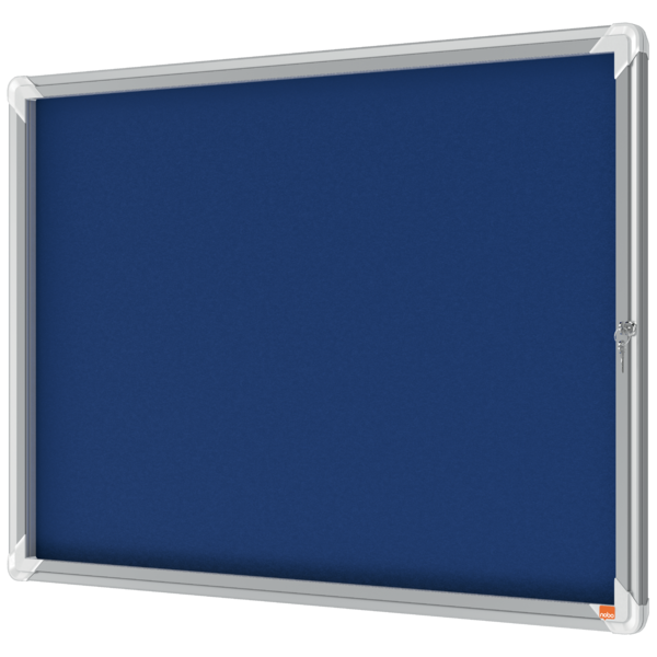Vitrina Nobo Premium Plus Con Fondo De Fieltro 8Xa4, Azul Azul
