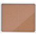 Vitrina Nobo Premium Plus De Puerta Corredera Con Fondo De Corcho 15 X A4 Hojas Natural