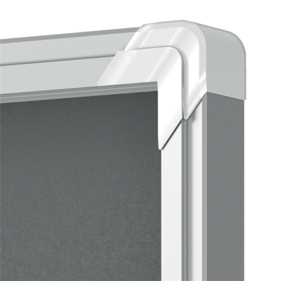 Vitrina Nobo Premium Plus De Puerta Corredera Con Fondo De Fieltro 27Xa4 Hojas, Azul Gris