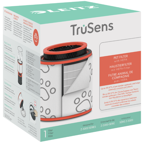 Tambor De Filtro Hepa Pet 3 En 1 Para Purificador De Aire Grande Leitz Trusens Z-3000 / Z-3500