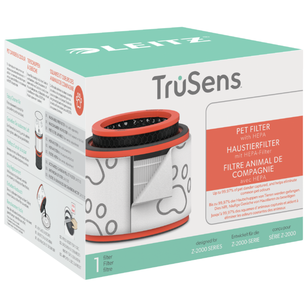 Tambor De Filtro Hepa 3 En 1 Para Mascotas Para Purificador De Aire Mediano Leitz Trusens Z-2000 / Z-2500