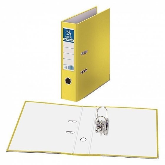 Archivador A-Z DOHE Archicolor Folio 70 mm. Color Amarillo