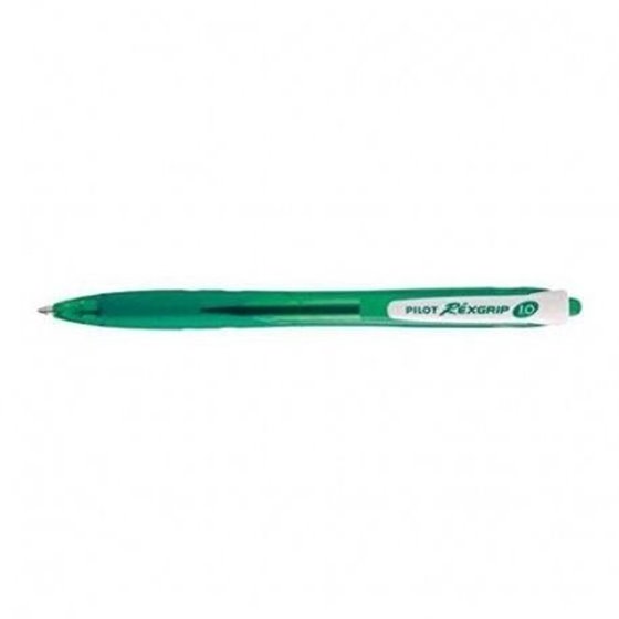 Bolígrafo PILOT Rexgrip Color Verde