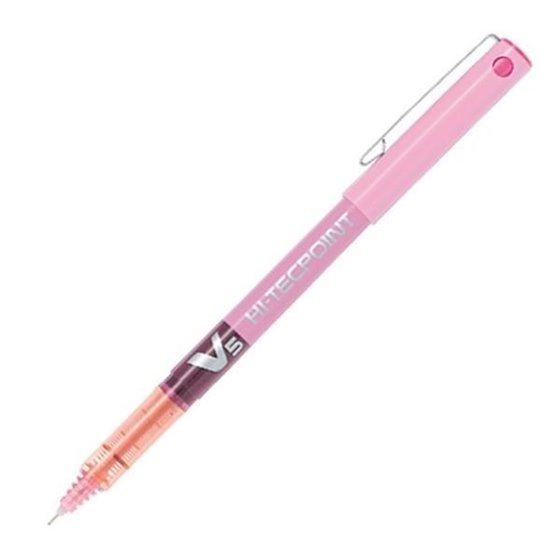 Bolígrafo Roller PILOT V5 Hi-Tecpoint Color Rosa