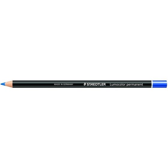Lapicero STAEDTLER Lumocolor Glasochrom Permanente 108 20 Color Azul