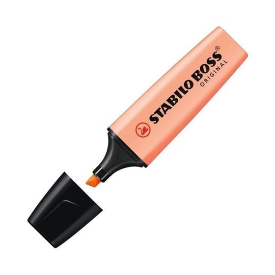 Marcador Fluorescente STABILO Boss Pastel Color Crema