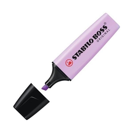 Marcador Fluorescente STABILO Boss Pastel Color Lila