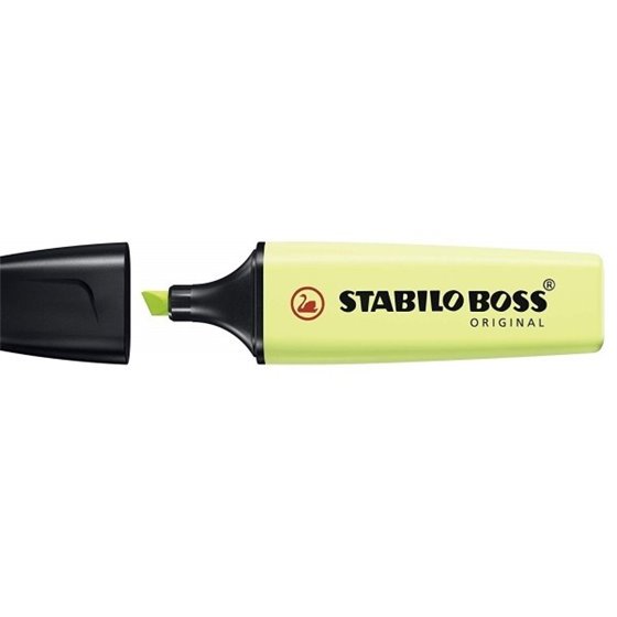 Marcador Fluorescente STABILO Boss Pastel Color Lima