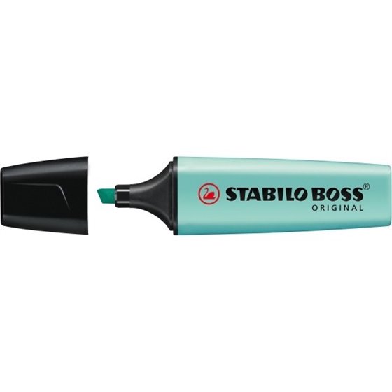 Marcador Fluorescente STABILO Boss Pastel Color Nube Azul