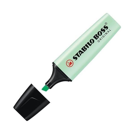 Marcador Fluorescente STABILO Boss Pastel Color Verde