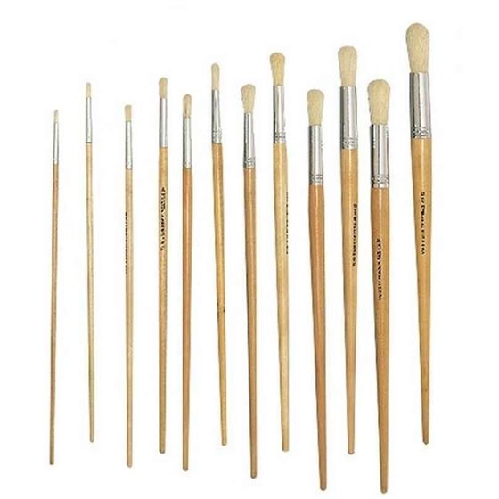 Pincel Oleo Plano ARTES Modelo Nº 12