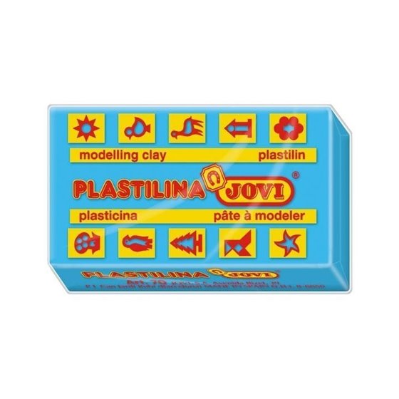 Plastilina JOVI 70 50 g. Color Azul Claro
