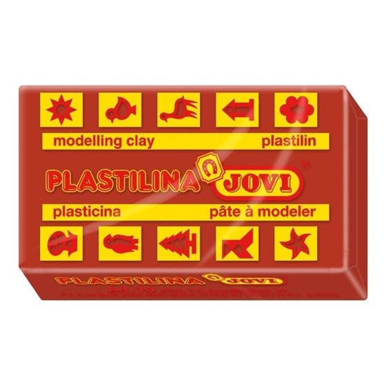 Plastilina JOVI 70 50 g. Color Marrón