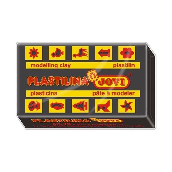 Plastilina JOVI 70 50 g. Color Negro