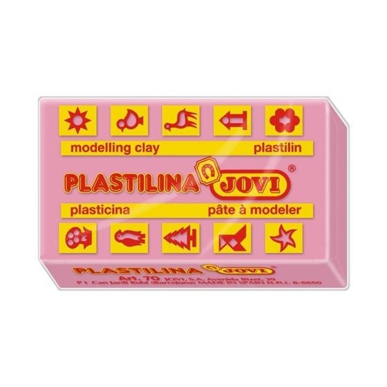 Plastilina JOVI 70 50 g. Color Rosa