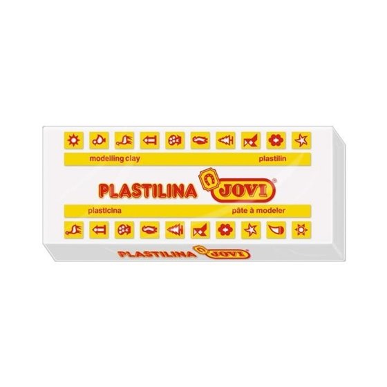 Plastilina JOVI 71 150 g. Color Blanco