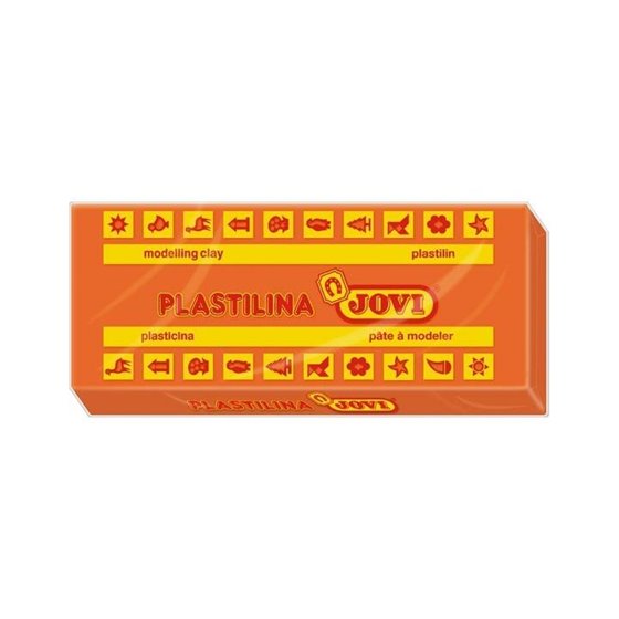 Plastilina JOVI 71 150 g. Color Naranja
