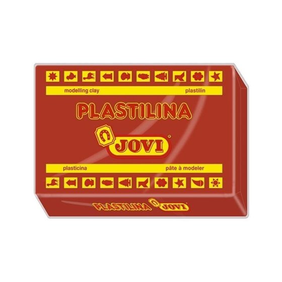 Plastilina JOVI 72 350 g. Color Marrón