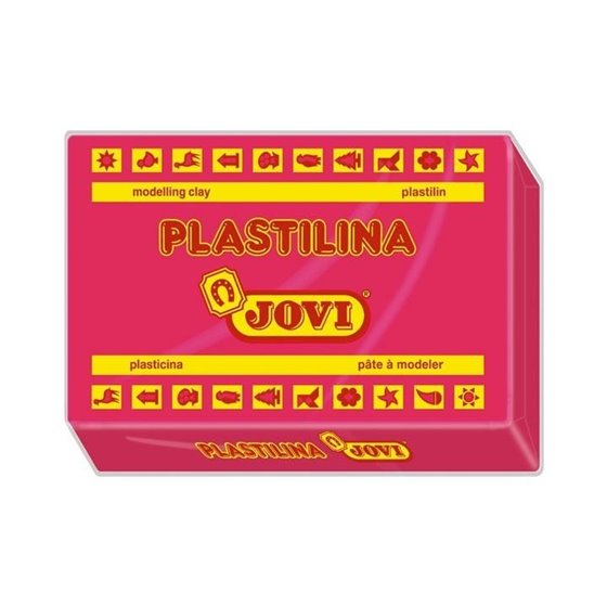 Plastilina JOVI 72 350 g. Color Rubí