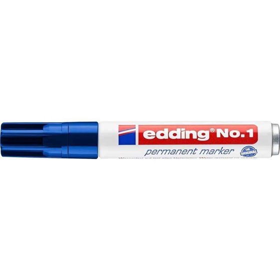 Rotulador Permanente EDDING Nº 1 Color Azul