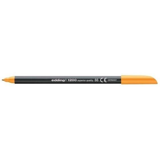 Rotulador Permanente EDDING Nº 1200 Color Naranja Neón