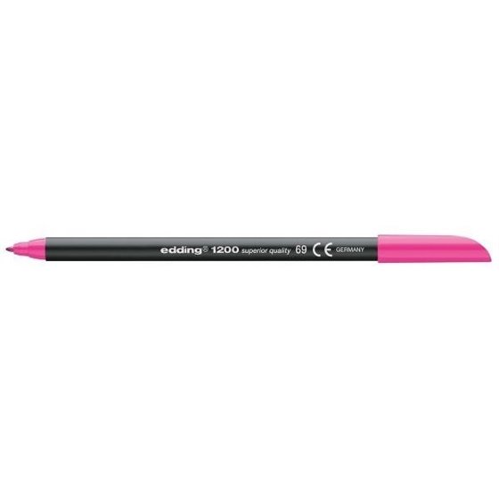 Rotulador Permanente EDDING Nº 1200 Color Rosa Neón