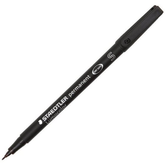 Rotulador Permanente STAEDTLER Lumocolor 313 Punta Super Fina Color Negro