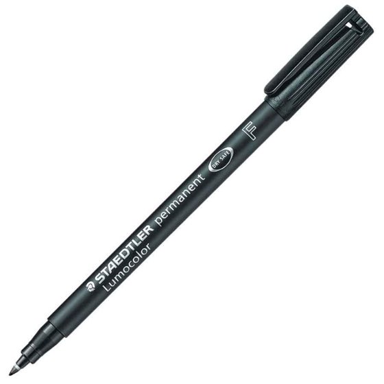Rotulador Permanente STAEDTLER Lumocolor 318 Punta Fina Color Negro
