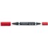 Rotulador Permanente STAEDTLER Lumocolor Duo 348 Color Rojo