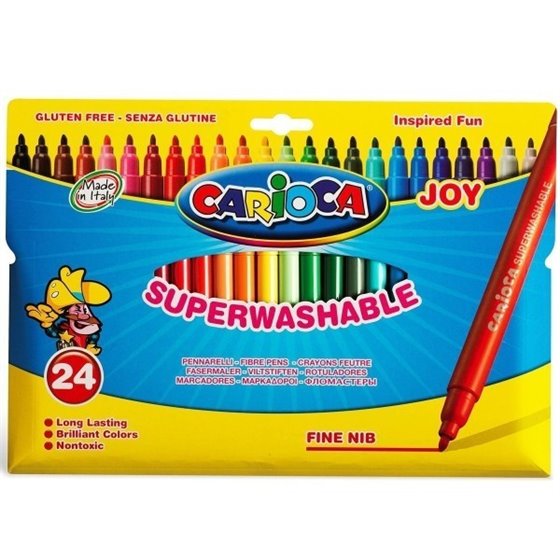 Rotuladores CARIOCA Joy Envase 24 COLORES