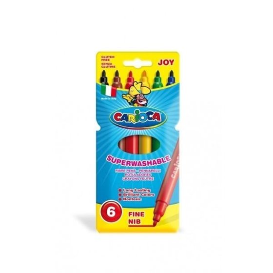 Rotuladores CARIOCA Joy Envase 6 COLORES