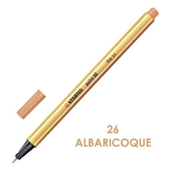 Rotuladores STABILO Point 88 Color Albaricoque