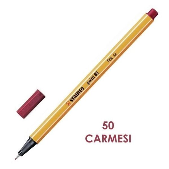 Rotuladores STABILO Point 88 Color Carmín