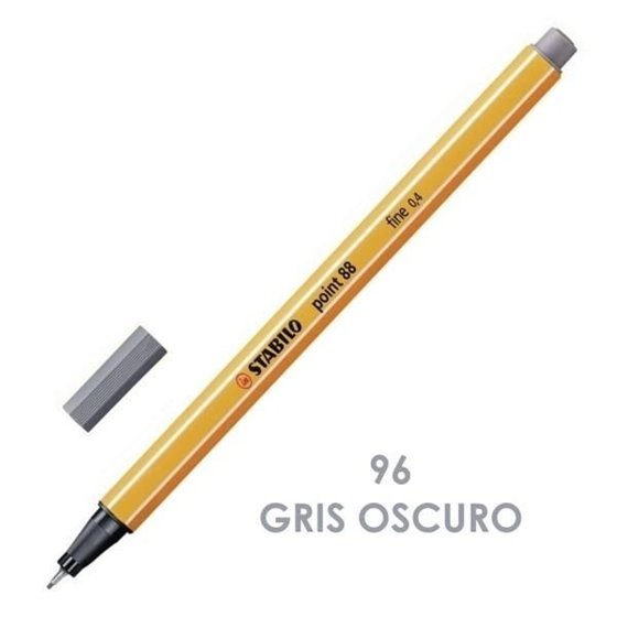 Rotuladores STABILO Point 88 Color Gris Oscuro