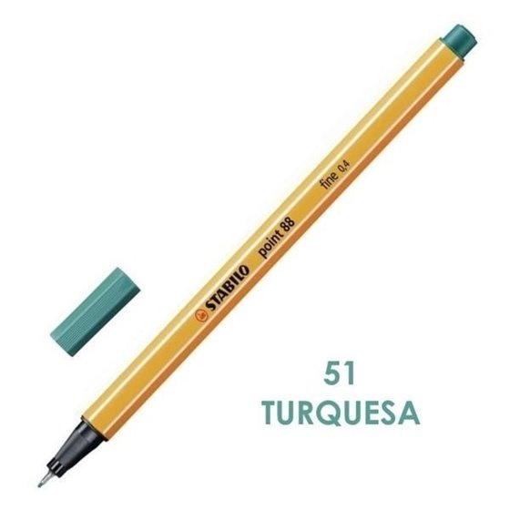 Rotuladores STABILO Point 88 Color Turquesa