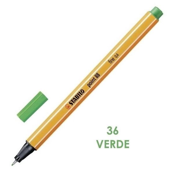 Rotuladores STABILO Point 88 Color Verde
