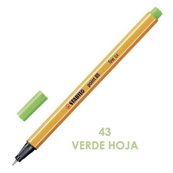 Rotuladores STABILO Point 88 Color Verde Hoja