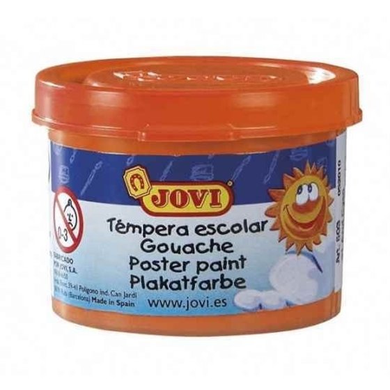 Témpera Escolar JOVI 35 ml. Color Naranja